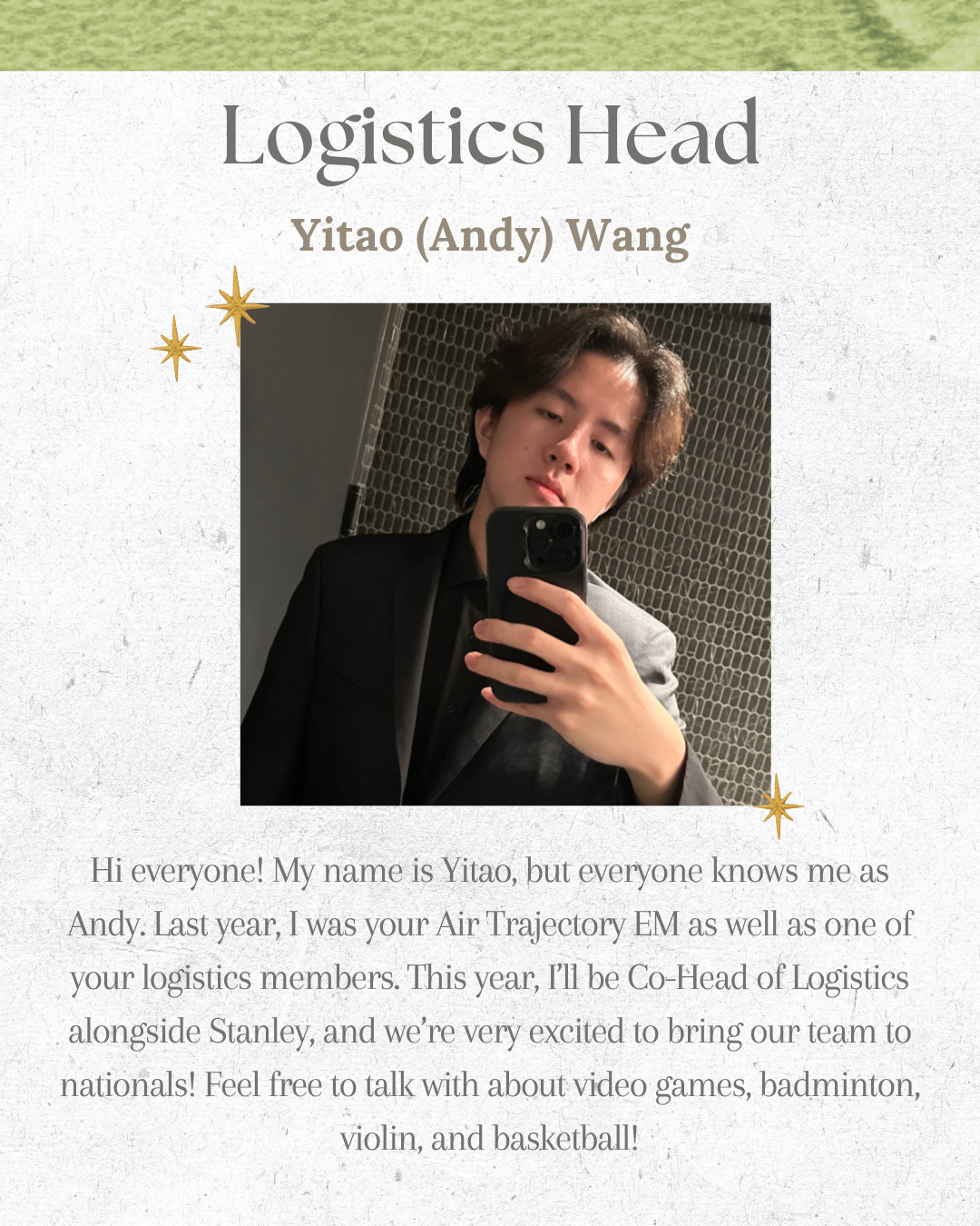 Yitao (Andy) Wang